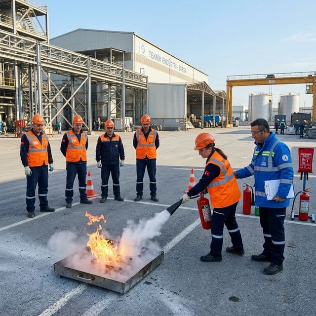 Foça marinalar askeri bölge fiber ve kimyasal gerçek alev tüp müdahalesi